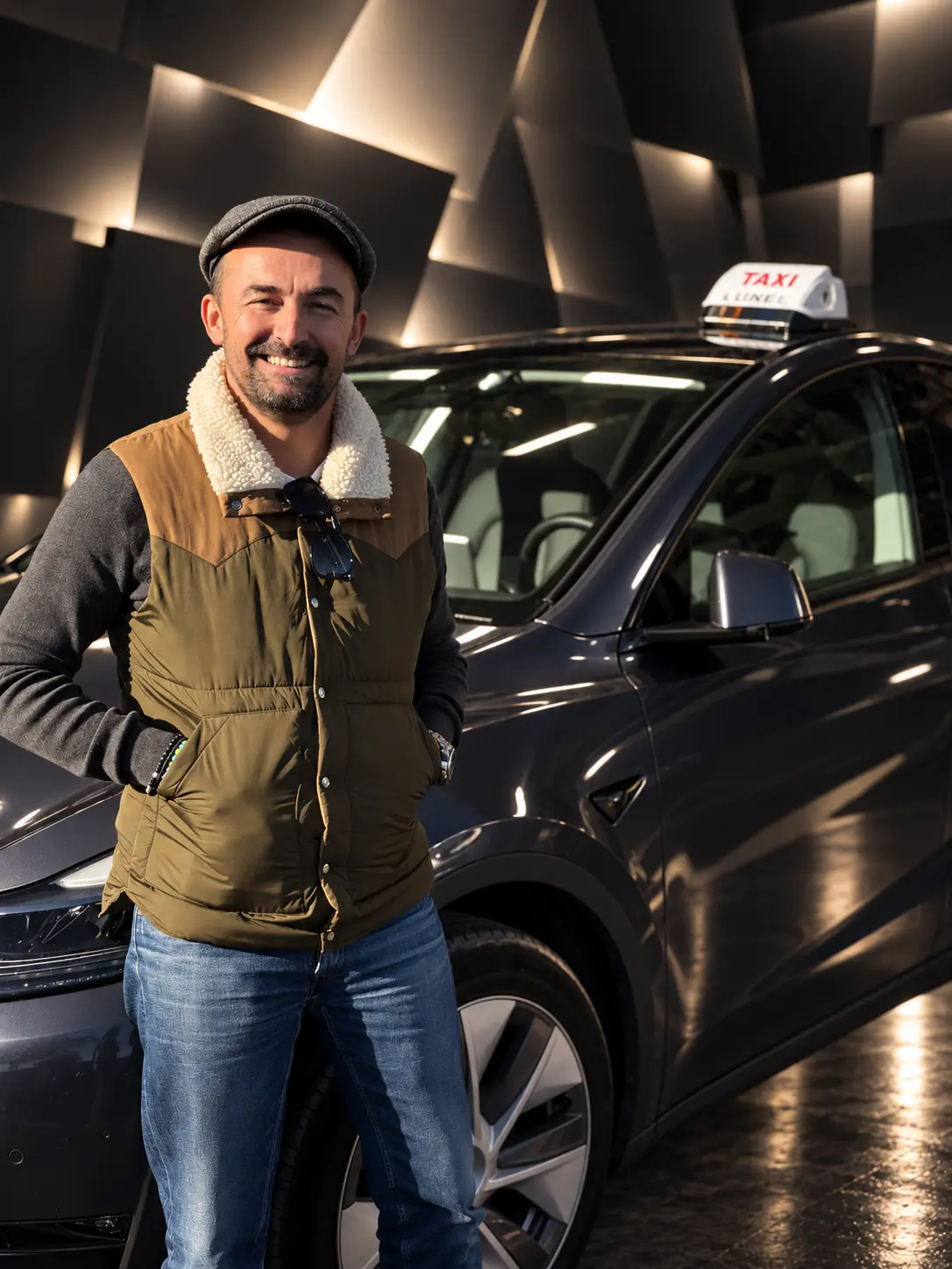 Sébastien Lesage, chauffeur de taxi